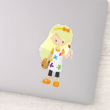 Pintor, pintor, Chica, pelo rubio