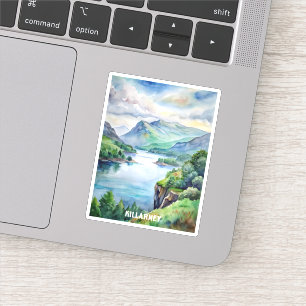 Pegatina Pintura de acuarela del Parque Nacional de Killarn