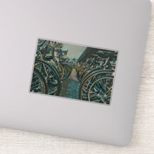 Pegatina Pintura de ciclismo de época