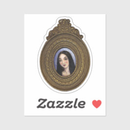 Pegatina Pintura de los ojos del ratón a partir del té de l