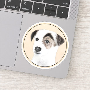 Pegatina Pintura de Parson Jack Russell Terrier - Arte de P