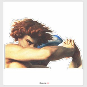 Pegatina Pintura del ángel caído por Alexandre Cabanel