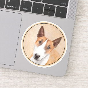 Pegatina Pintura en miniatura de Bull Terrier - Arte origin