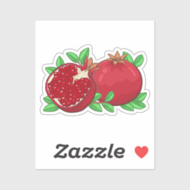 Pegatina Pintura estética de granadas