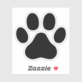 Pegatina Pinturas de animales con 5 dedos