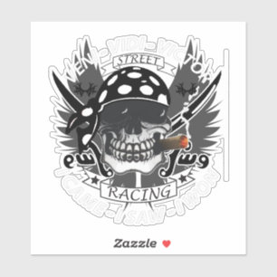 Pegatina pirata de Carreras callejera