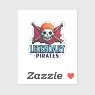 Pegatina Piratas legendarios