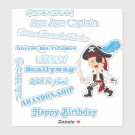 Pegatina Pirate Boy