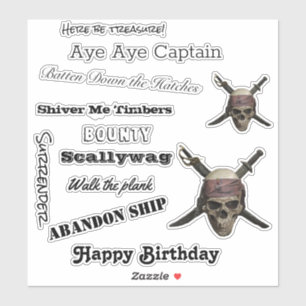 Pegatina Pirate Skull