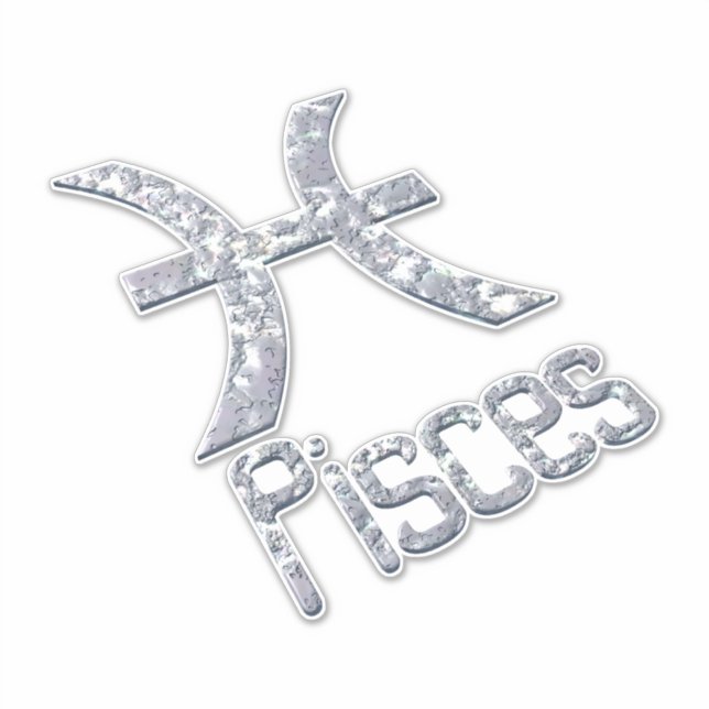 Pegatina Pisces (Anverso)