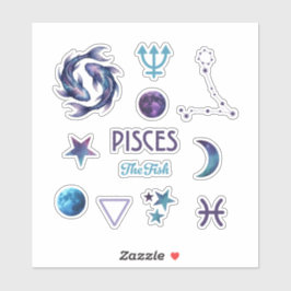 Pegatina Pisces Zodiac Sticker Collection