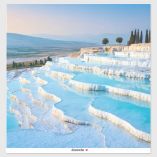 Pegatina Piscina Mineral Naturaleza Paisaje al aire libre T