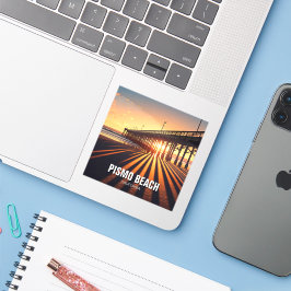 Pegatina Pismo Beach Pier California