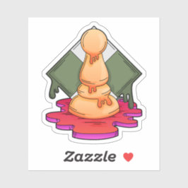 Pegatina Pista de ajedrez