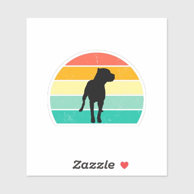 Pegatina Pit Bull (Hoja)