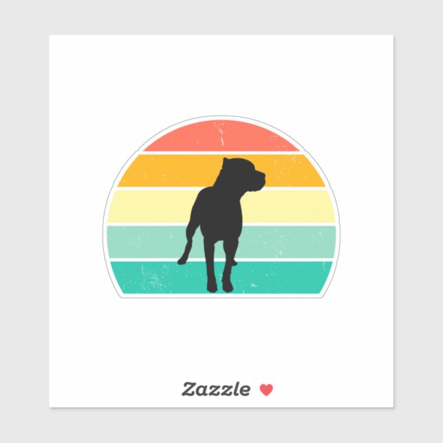 Pegatina Pit Bull (Hoja)