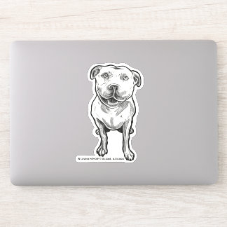 Pegatina Pittie con ojos amables