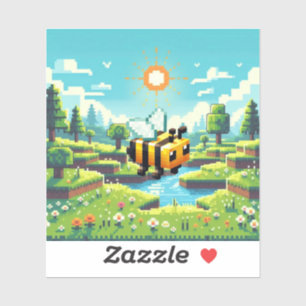 Pegatina Pixel Buzz: La Sunny Meadow Adventure