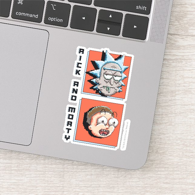 Pegatina Pixelverse Rick y Morty Panel Graphic (Detalle)