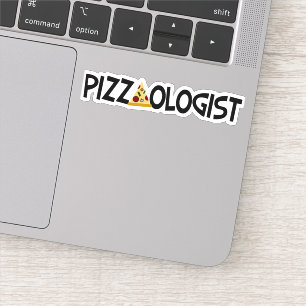 Pegatina Pizzaólogo - Pizza divertida