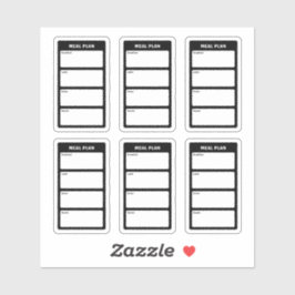 Pegatina Plan de comidas