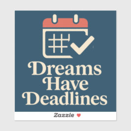 Pegatina Plan en negrita, Sueño en voz alta