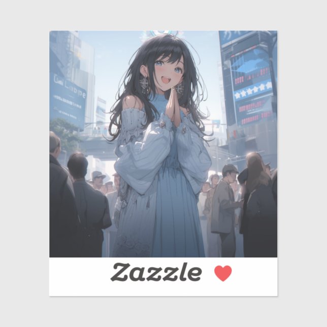 Pegatina Plan the date | 東京娘 GenerartiveAI シール (Hoja)