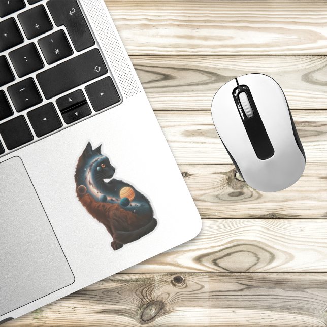 Pegatina Planetas de gato cortos estrellas de la luna, anim (Subido por el creador)