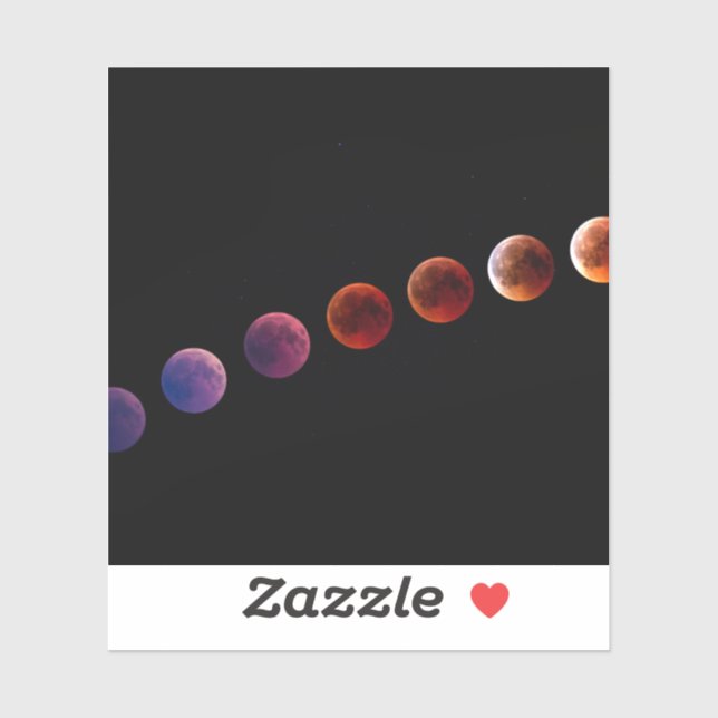 Pegatina Planetas en el sistema solar como la vida (Hoja)