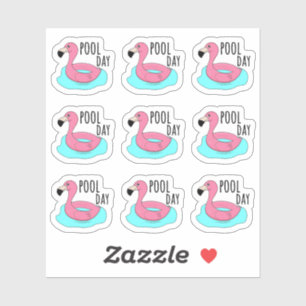 Pegatina Planificador Bujo Día de Piscina Anillo de Natació