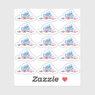 Pegatina Planificador cristalino bohemio rústico del gitan