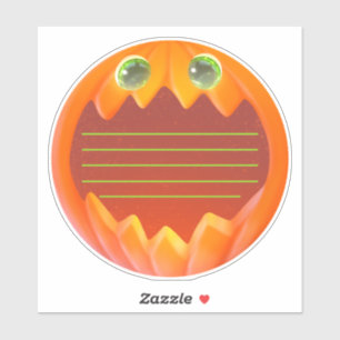 Pegatina Planificador de calabaza linda Sticker Scrapbook H