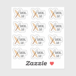 Pegatina Planificador de calendario de cocción de cocción p