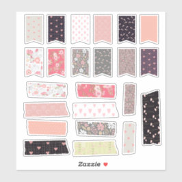 Pegatina Planificador De Cinta Y Cinta De Shabby Chic