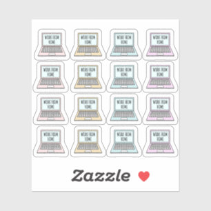 Pegatina Planificador de portátiles con recordatorio de día