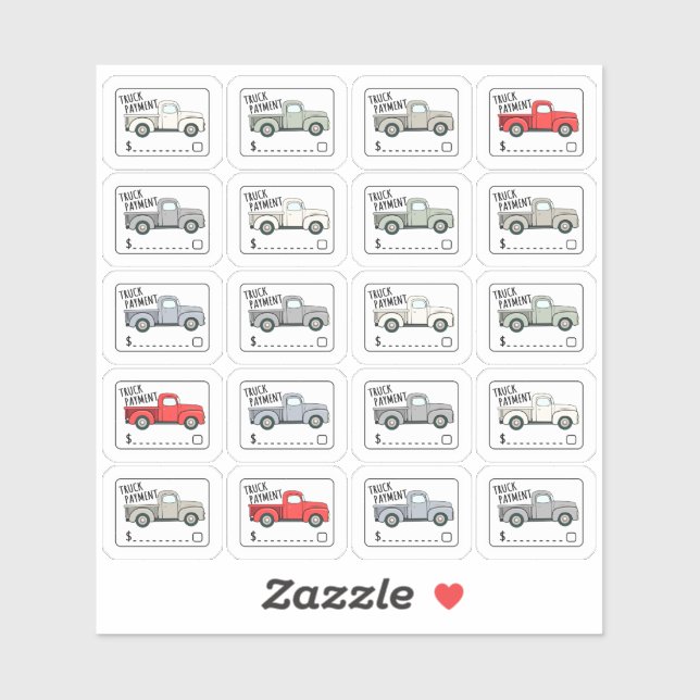 Pegatina Planificador de presupuesto de seguimiento de gast (Hoja)