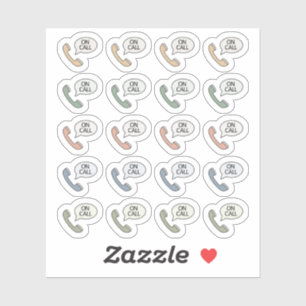 Pegatina Planificador de recordatorio de llamadas con teléf
