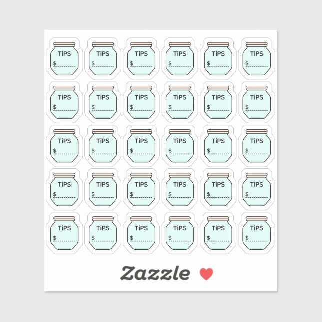 Pegatina Planificador de seguimiento de dinero de verano de (Hoja)