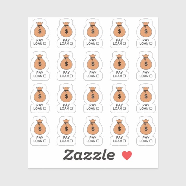 Pegatina Planificador de seguimiento de presupuesto de reco (Hoja)