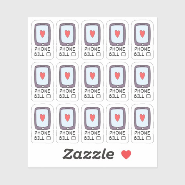 Pegatina Planificador de seguimiento del presupuesto de fac (Hoja)