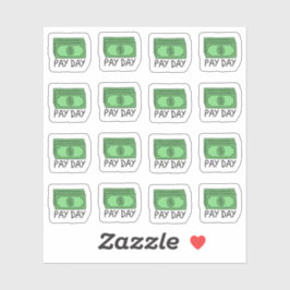 Pegatina Planificador de seguimiento financiero del planifi