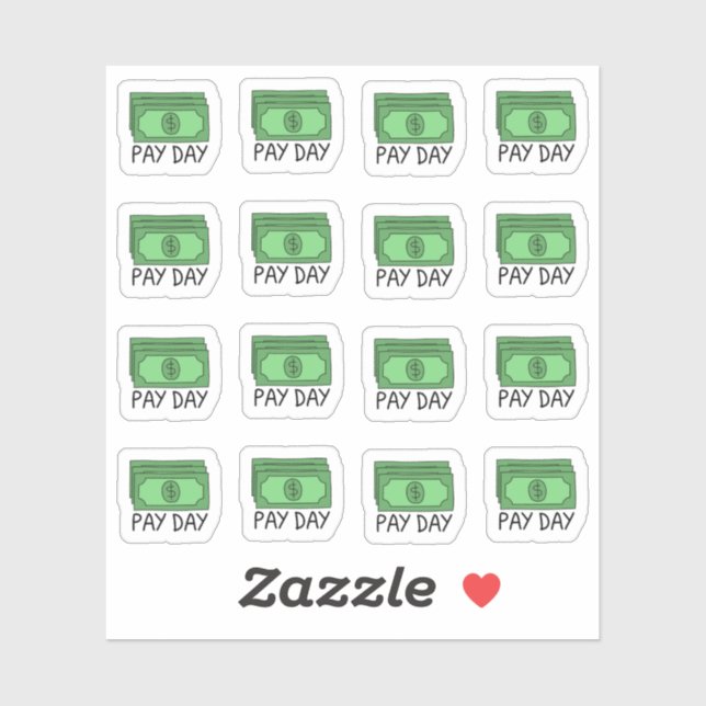 Pegatina Planificador de seguimiento financiero del planifi (Hoja)