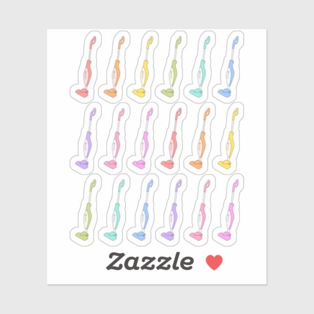 Pegatina Planificador de tareas de limpieza de limpiadores  (Hoja)