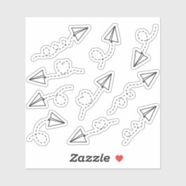 Pegatina Planificador decorativo del recordatorio de viaje 