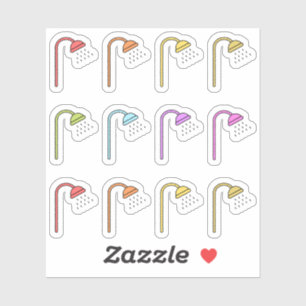 Pegatina Planificador del Rastreador de la ducha de los tub