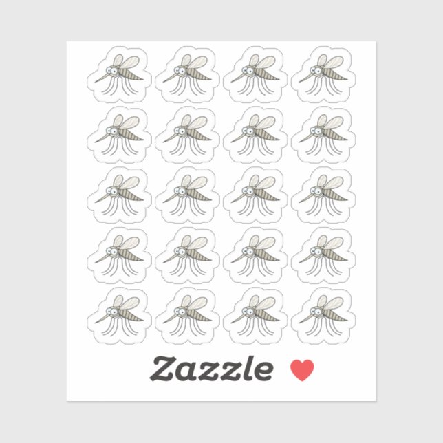 Pegatina Planificador funcional de mosquitos (Hoja)