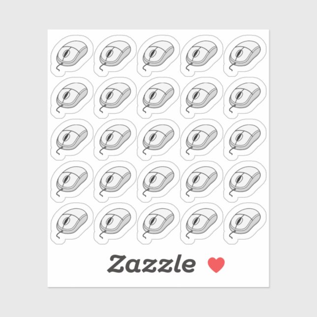 Pegatina Planificador funcional de ratón de computadora  (Hoja)