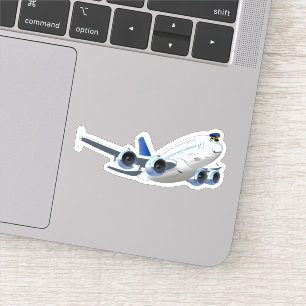 Pegatina plano personalizado