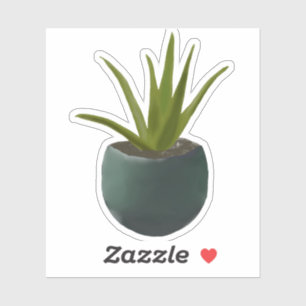 Pegatina Planta Aloe