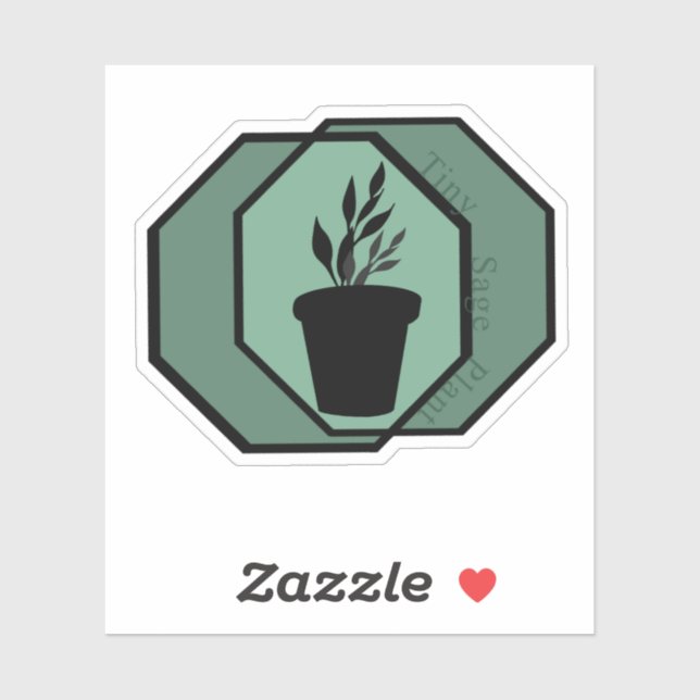 Pegatina Planta de salchicha pequeña (Hoja)